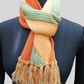 Pure wool scarf tricolour