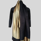 Ladies Silk wool zari reversible stole