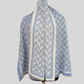 Silk wool Geometric design reversible stole