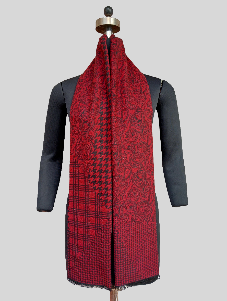 Silk wool stole