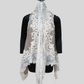 Super Fine wool velvet Applique work lace jacket
