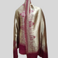 Ladies Taj design zari reversible stole