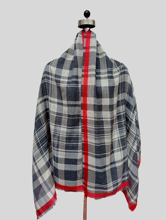 Women Check stole