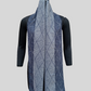 Silk wool reversible stole
