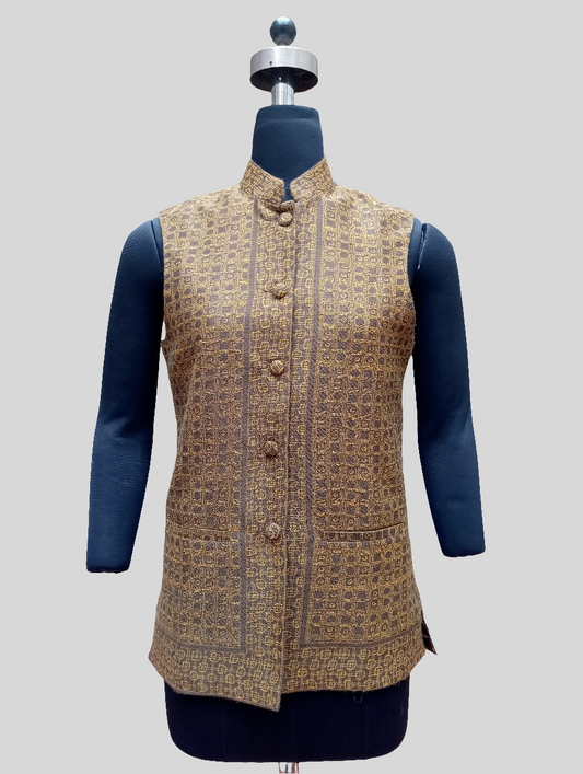 Jamawar unisex jacket