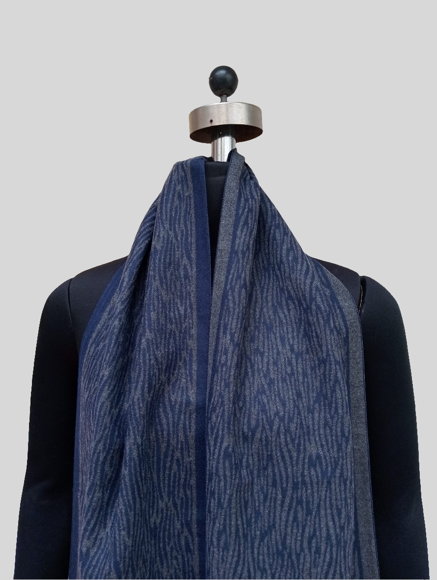 Silk wool stole