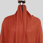 Silk wool stole with tassels