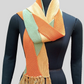 Pure wool scarf tricolour