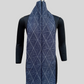 Silk wool reversible stole