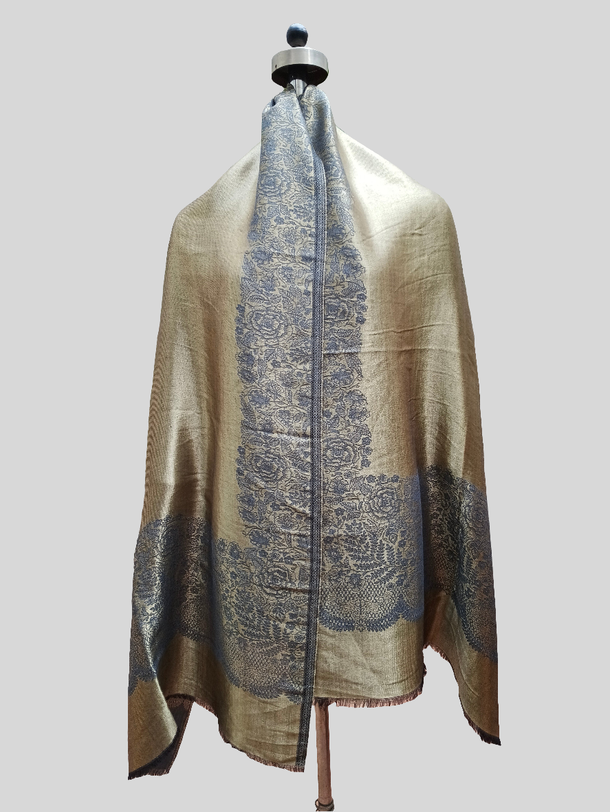 Ladies zari reversible stole