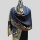 Ladies horse design zari reversible stole