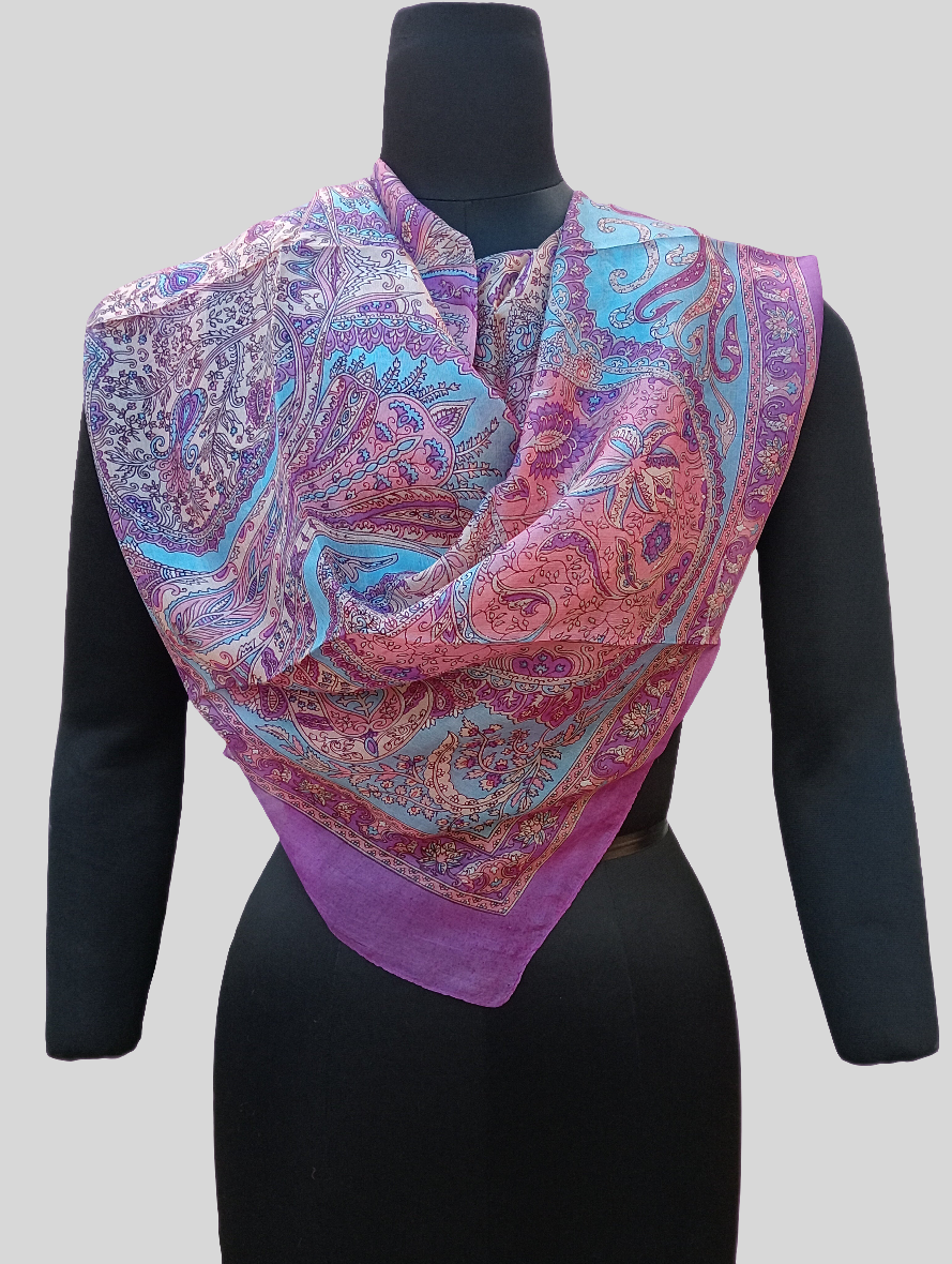 Pure silk scarf