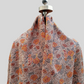 Orange flower Floral print shawl