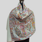 Hand Embroidered Kalamkari Shawl - Grey
