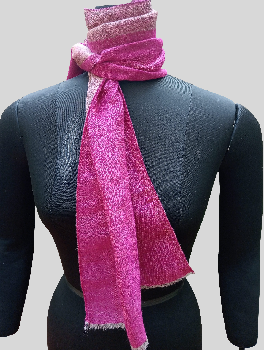 Zari reversible scarf - pink