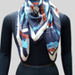 Pure silk scarf-abstract