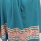 Fine wool herringbone stole with Ikkat border
