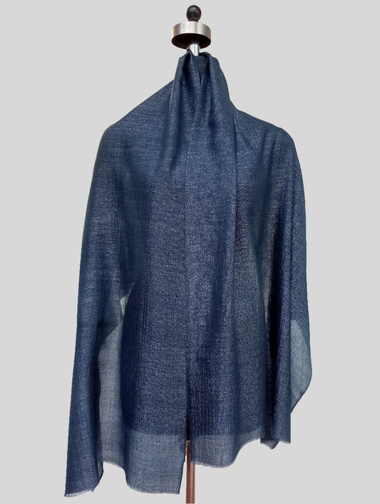 Pure cashmere lurex stole