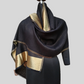 Ladies Silk wool zari reversible stole