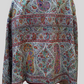 Hand Embroidered Kalamkari Shawl - Grey