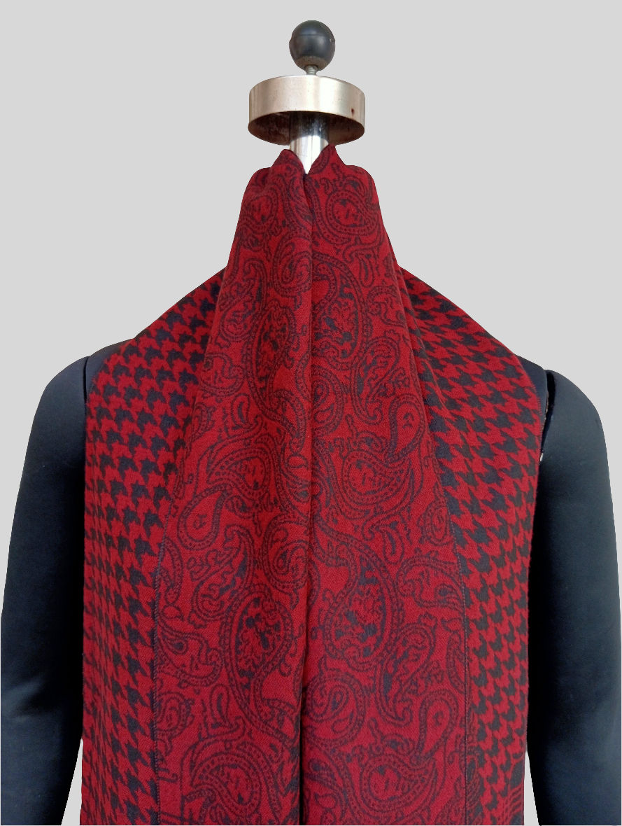 Silk wool stole