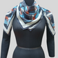 Pure silk scarf-abstract