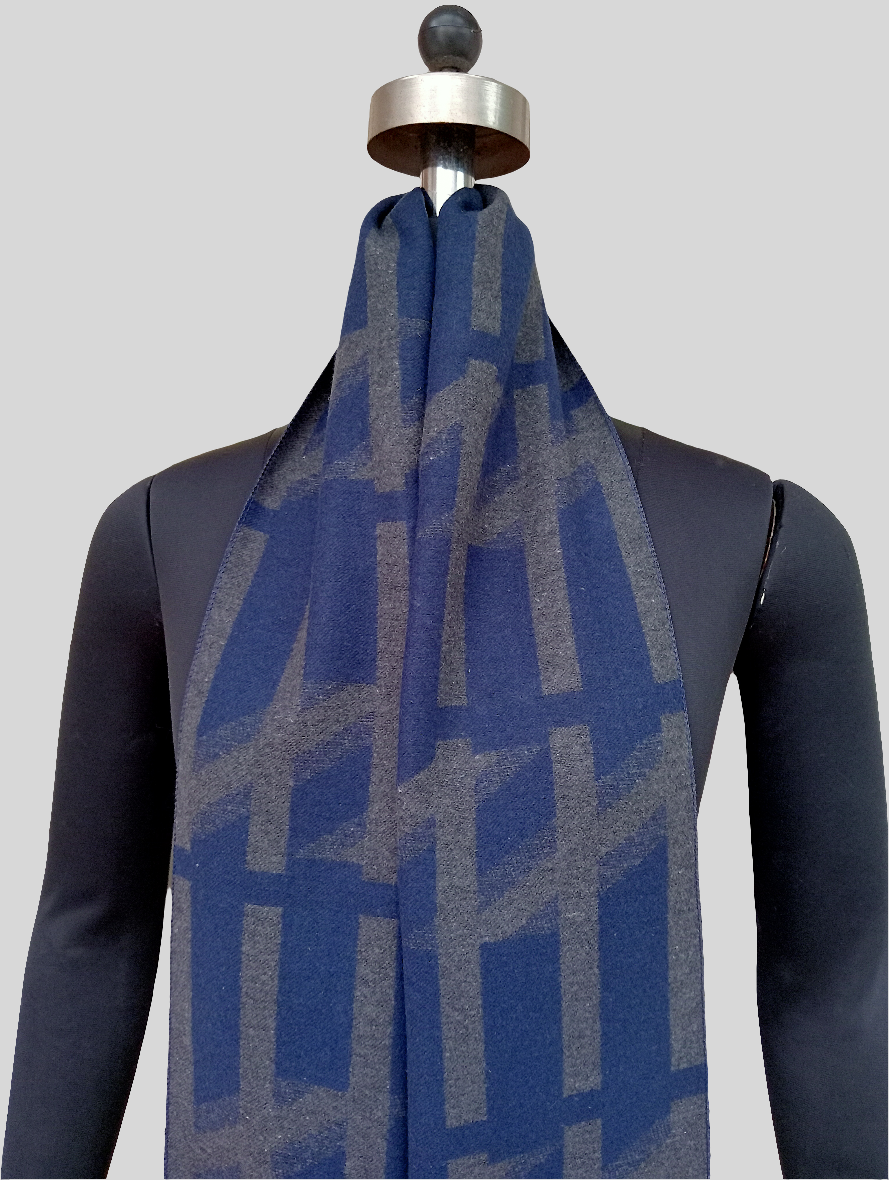 Silk wool stole