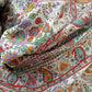 Hand Embroidered Kalamkari Shawl - Grey