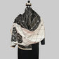 Ladies Reversible silk wool stole