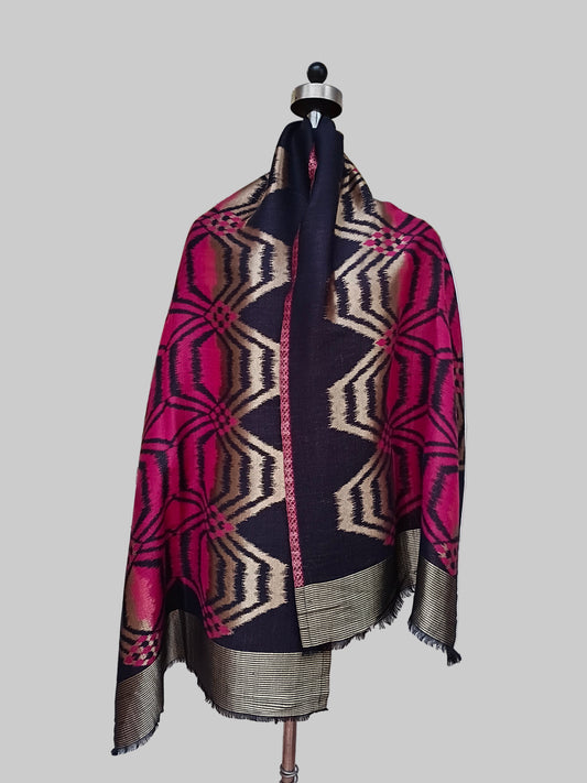 Ladies Ikkat design stole