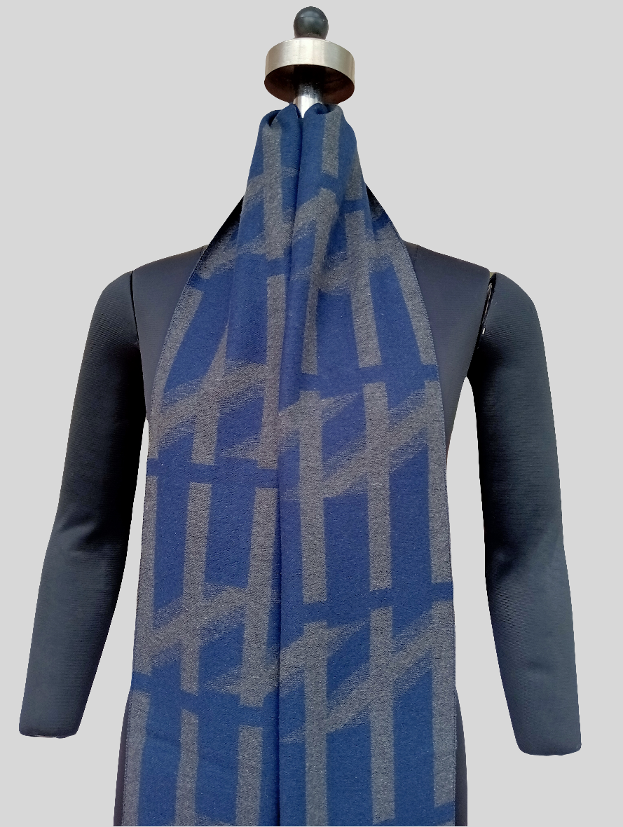 Silk wool stole