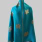 Ladies leaf design zari reversible stole