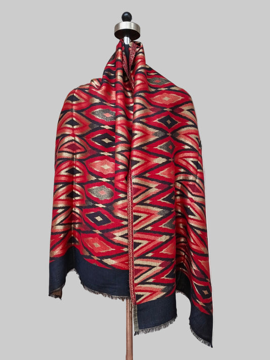 Ladies ikkat design stole