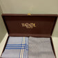 Combo box striped stole+fine wool stole