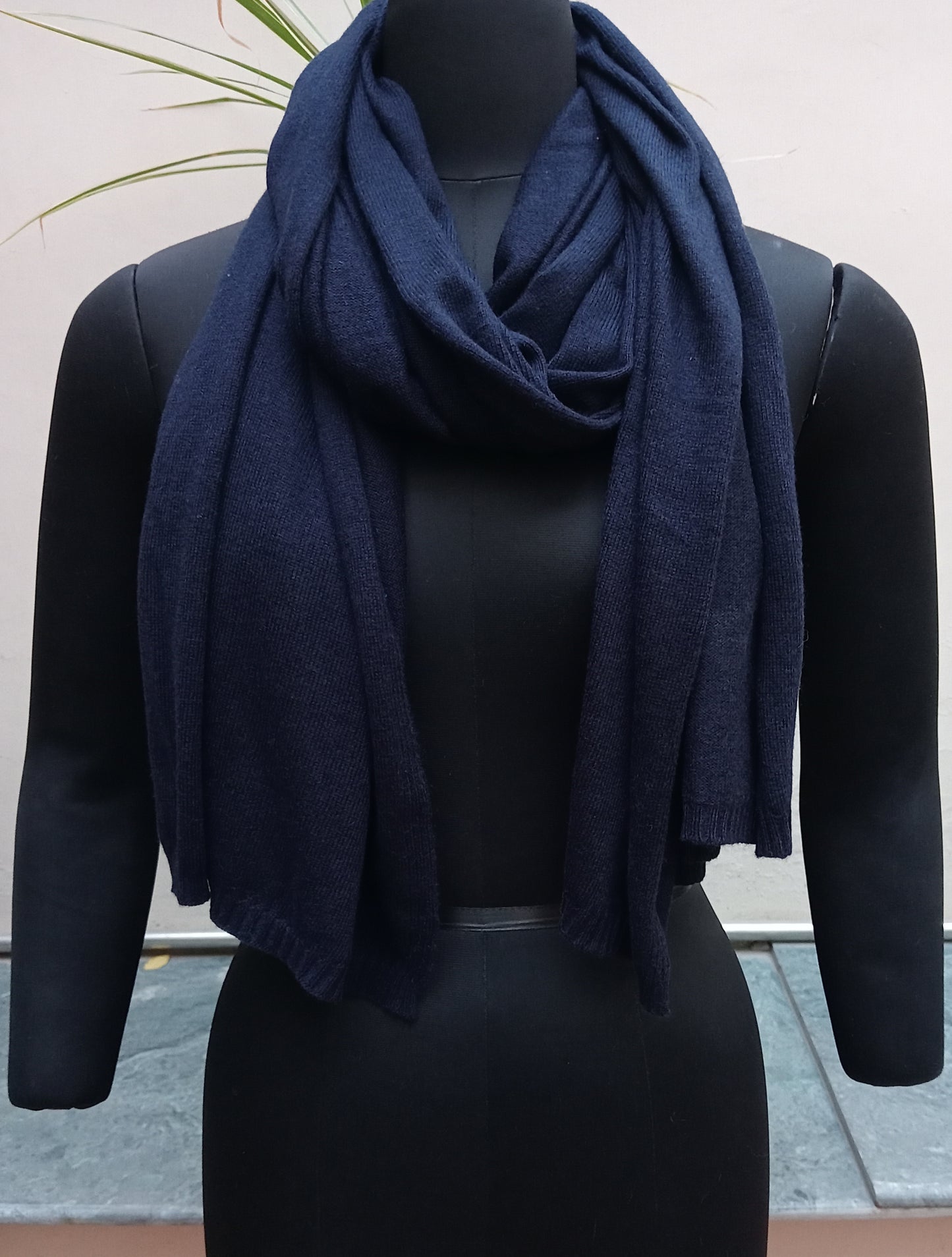 Super fine wool knitted stole
