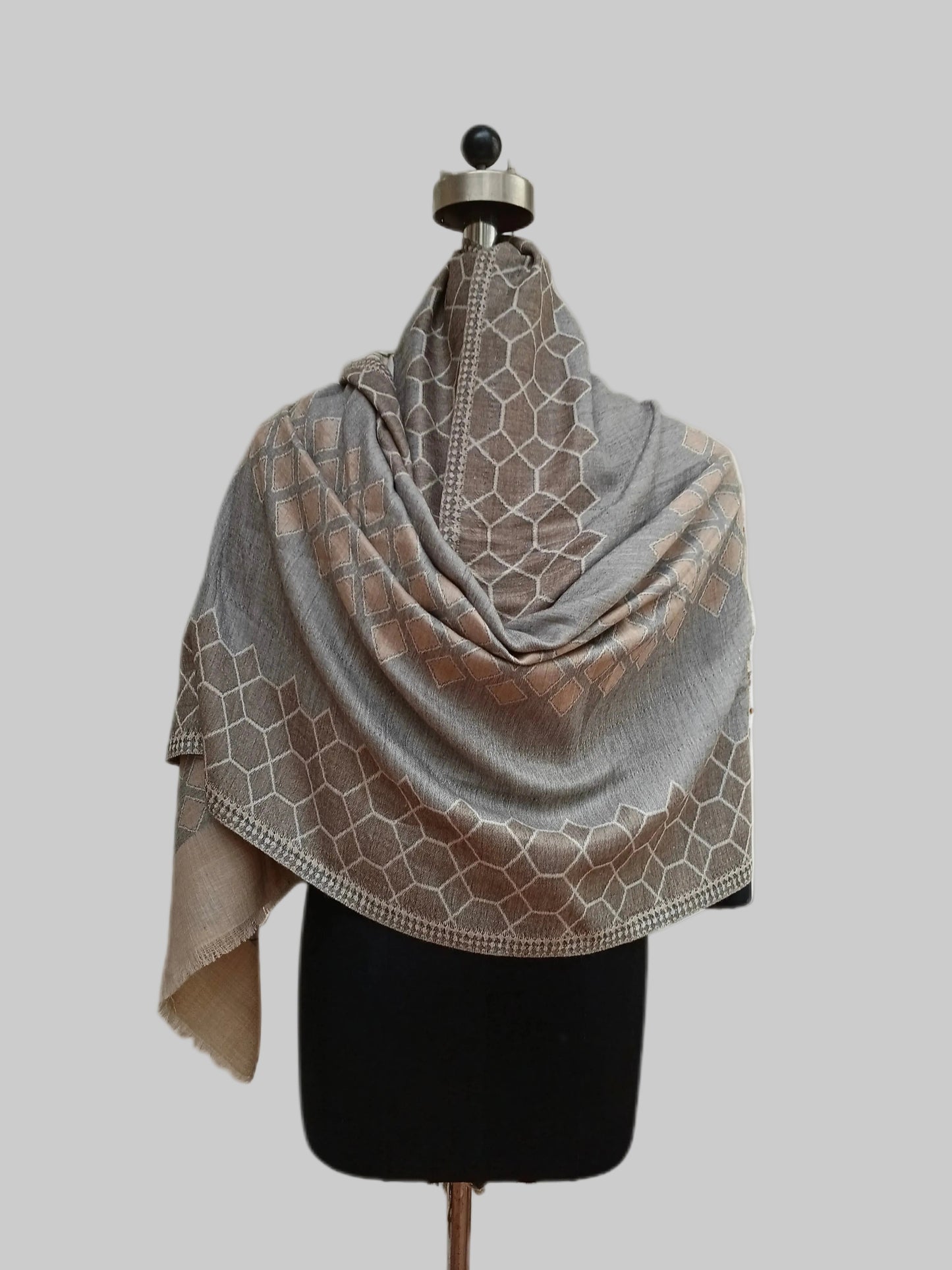 Ladies silk wool stole