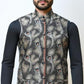 Unisex Peacock Feather Jacket - Grey