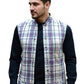 Unisex wool checks jacket