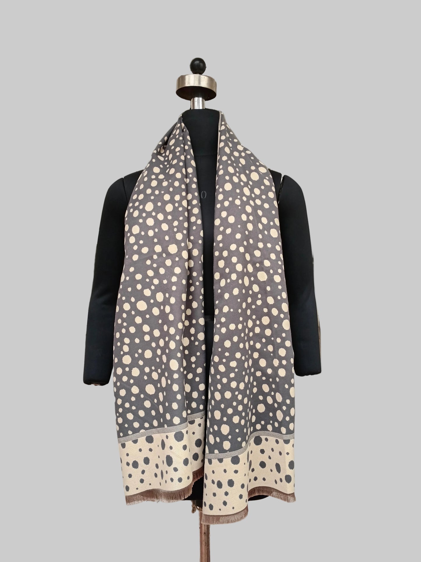 Ladies reversible wool stole