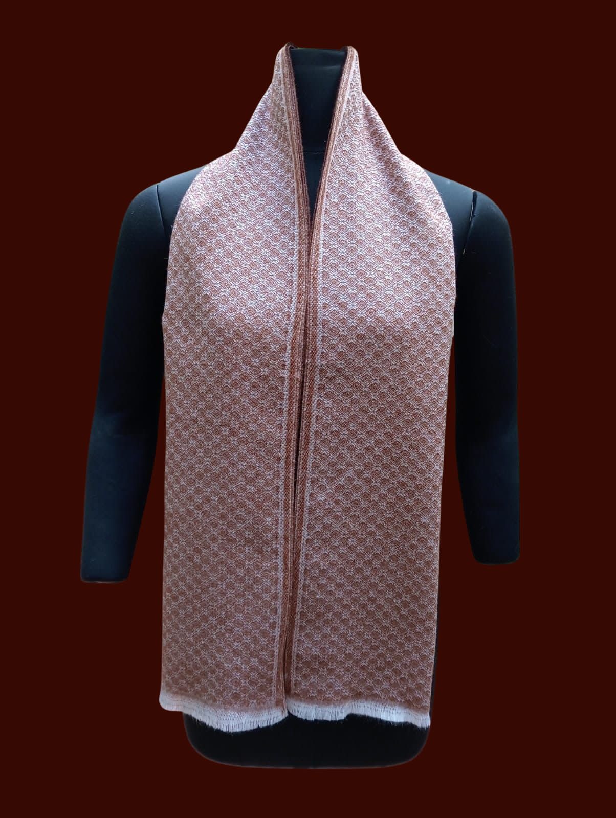 Combo box double shaded + fine wool stole