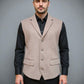 Fine wool herringbone jacket
