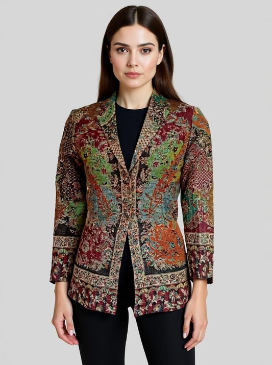 Unisex jamawar jacket