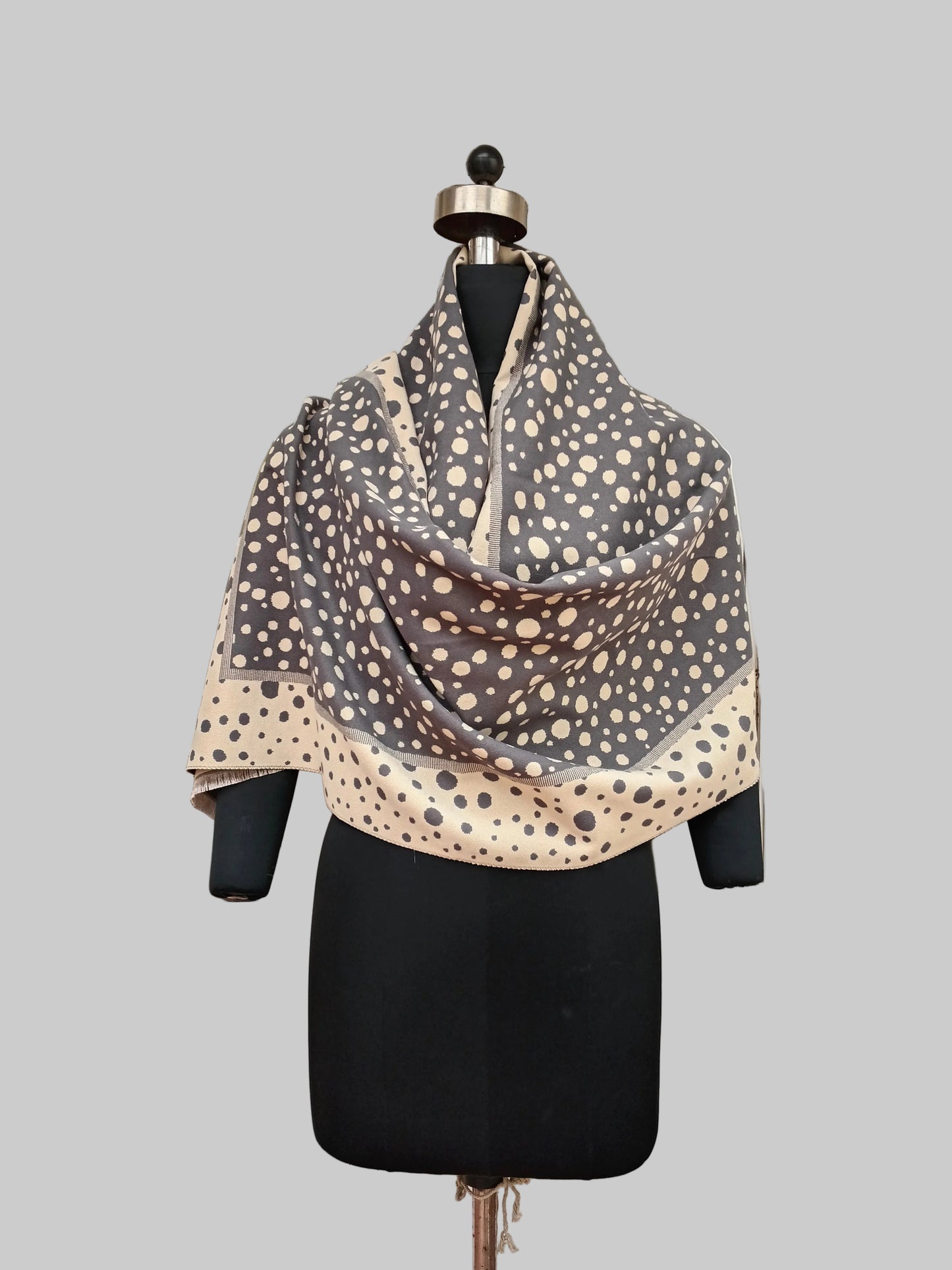 Ladies reversible wool stole