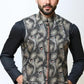 Unisex Peacock Feather Jacket - Grey
