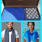Men’s silk wool + ladies double shaded stole Combo box
