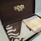 Men’s silk wool +ladies zari reversible stole