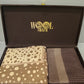 Men’s silk wool +ladies Silk wool stoles combo box