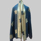 Ladies zari reversible leaf design stole