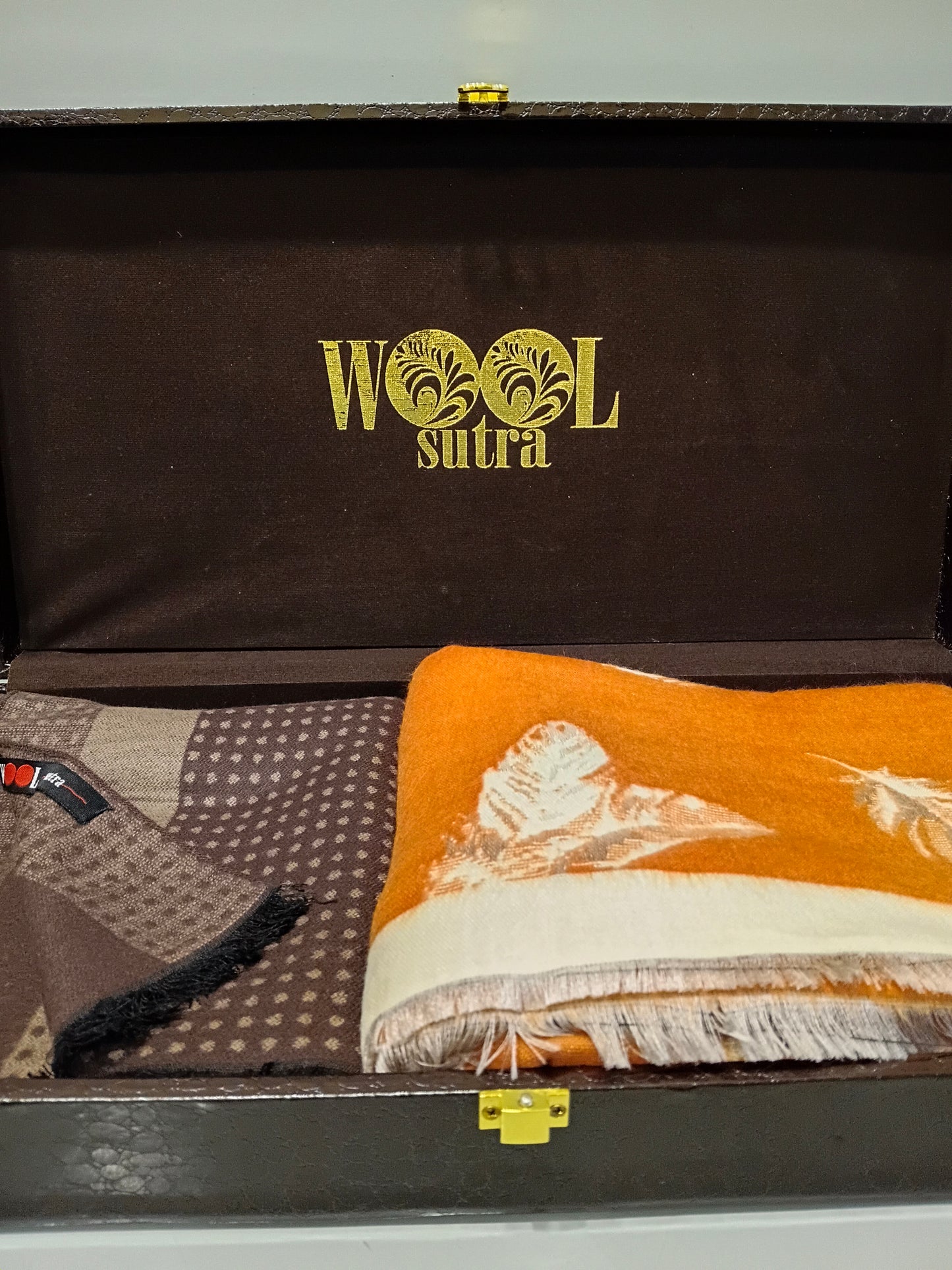 Men’s silk wool + ladies Silk wool stoles