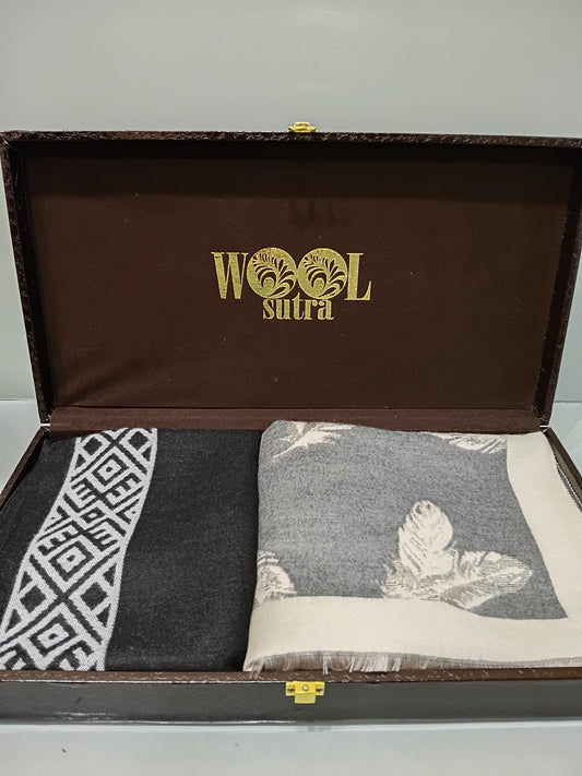 Men’s silk wool + ladies Silk wool stoles